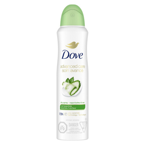 Dove Advanced Care Cool Essentials Deodorant For Women Dry Spray 107 g