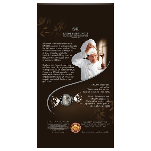 Lindt Lindor Chocolate Truffles Bag 60% Cacao Extra Dark 150 g