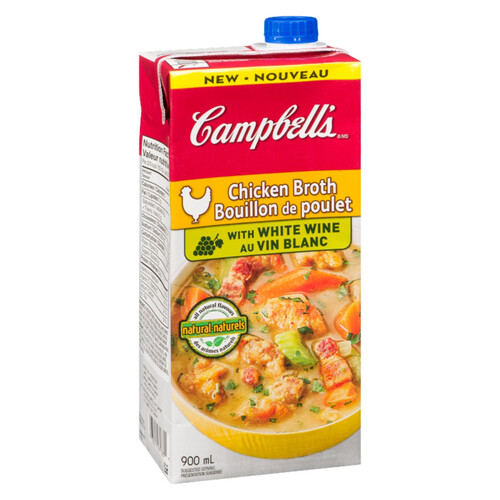 Campbell's Chicken Broth With White Wine 900 ml