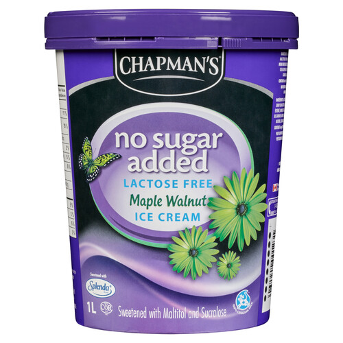 Chapman's Lactose-Free No Sugar Added Ice Cream Maple Walnut 1 L