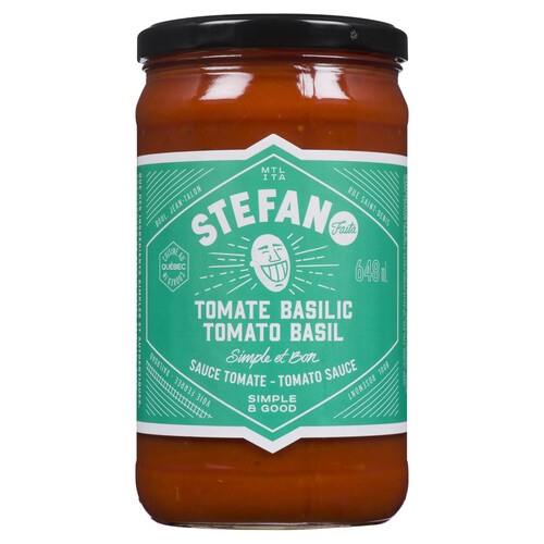 Stefano Faita Pasta Sauce Tomato Basil 648 ml