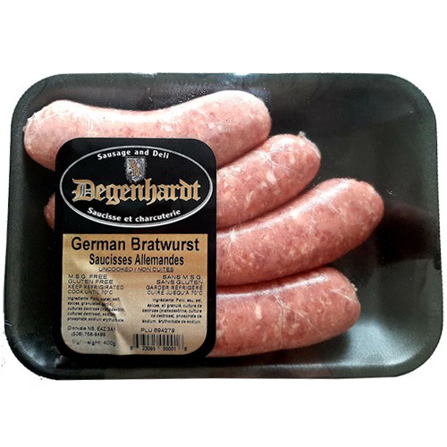 Degenhardt's Sausage German Bratwurst 400 g
