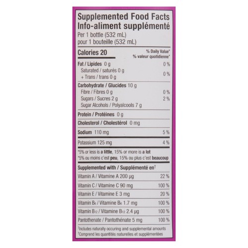Roar Organic Vitamin Enhanced Beverage Dragon Fruit Punch 532 ml (bottle)