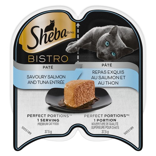 Sheba Bistro Perfect Portions Adult Wet Cat Food Salmon & Tuna 75 g
