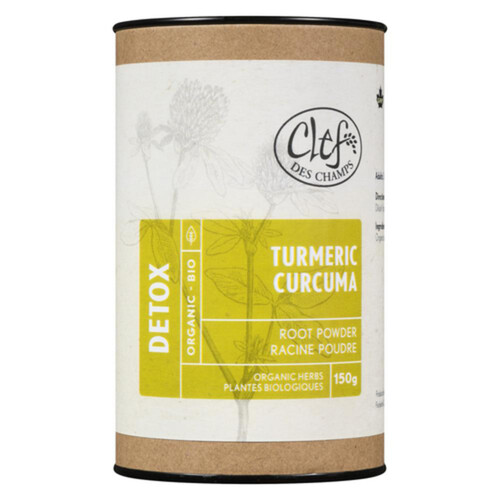 Clef des Champs Organic Turmeric Root Powder Detox 150 g