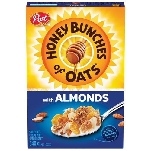 Post Honey Bunches Of Oats Cereal Almond 340 g