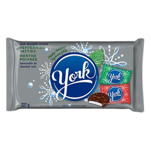 York Christmas Dark Chocolate Covered Peppermint Patties 227 g