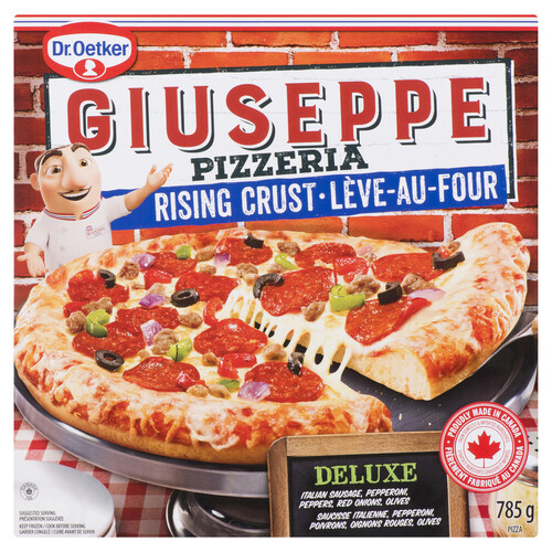 Dr. Oetker Giuseppe Frozen Rising Crust Pizza Deluxe 785 g