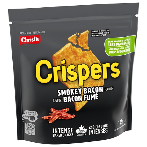 Crispers Crackers Smokey Bacon 145 g