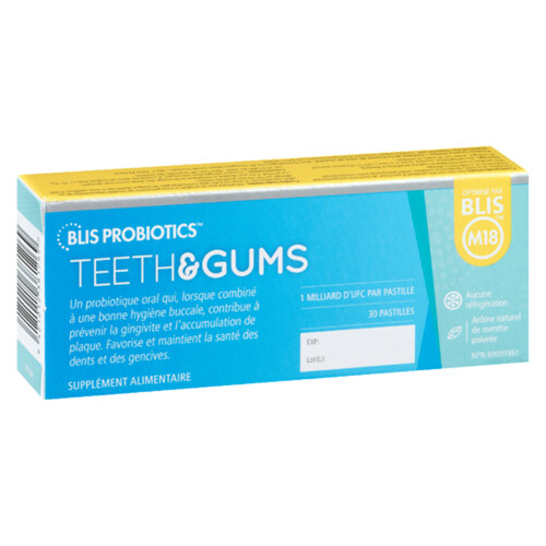 BLIS Probiotics Teeth & Gums Lozenges 30 Count 