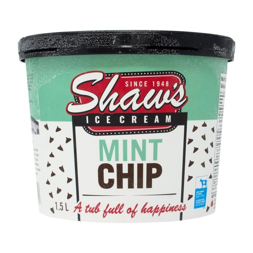 Shaw's Mint Chip Ice Cream 1.5 L