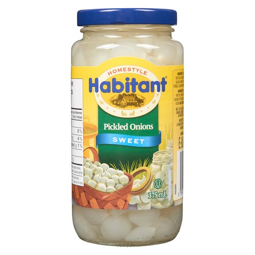 Habitant White Pickled Onions Sweet 375 ml 