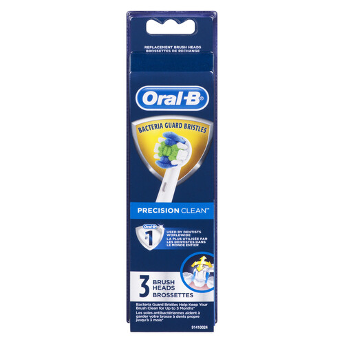 Oral-B Precision Clean Replacement Brush Head 3 Pack