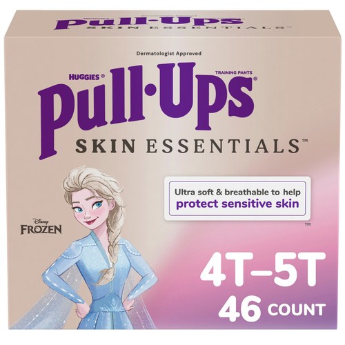 Pull-Ups Girls' Skin Essentials Training Pants 4T-5T 46 Ct