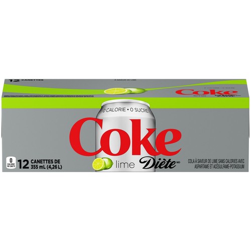 Coca-Cola Diet Coke Lime 12 x 355 m (cans)