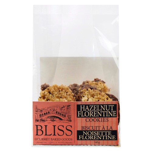 Bliss Gourmet Hazelnut Florentine Cookies 165 g