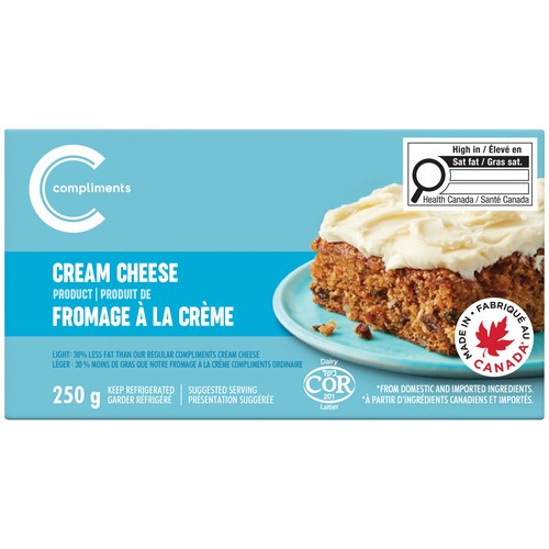Compliments Cream Cheese Light 250 g