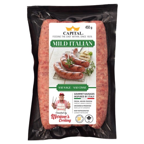 Capital Fine Meats Mariano's Sausage Mild Italian 450 g