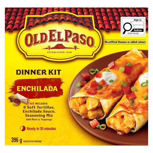 Old El Paso Enchilada Dinner Kit 6 Tortillas 396 g