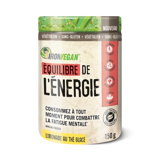 Iron Vegan Balanced Energy Ice Tea Lemonade 150 g
