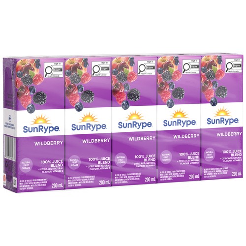 SunRype Juice Wildberry Boxes 5 x 200 ml