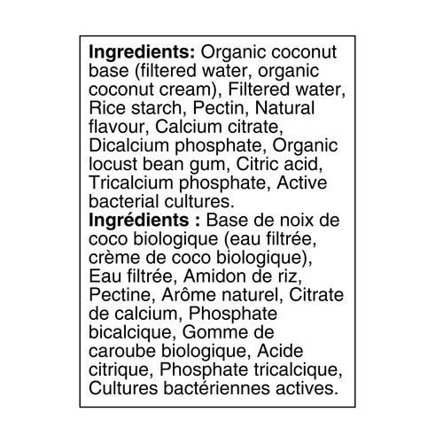 Silk Dairy-Free Plant Based Coconut Yogurt Unsweetened Vanilla 680 g
