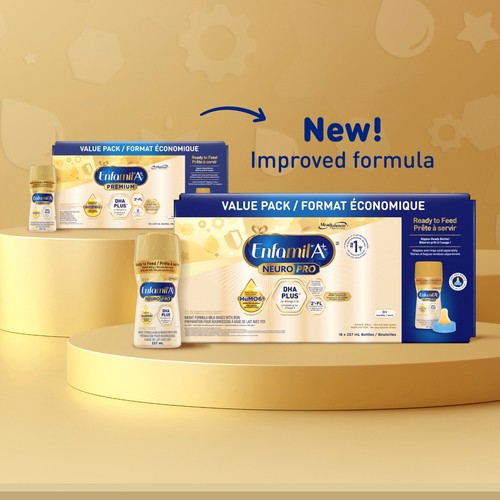 Enfamil A+ Neuro Pro Infant Formula Ready To Feed 18 x 237 ml