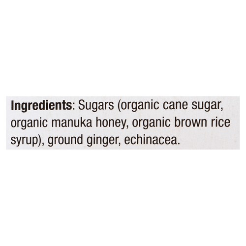 Wedderspoon Organic Lozenges Manuka Honey Drops Ginger 120 g