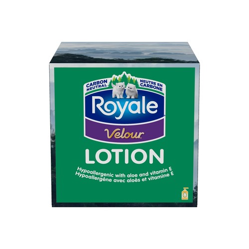 Royale Velour Lotion Facial Tissue 1 Cube Box x 54 Sheets