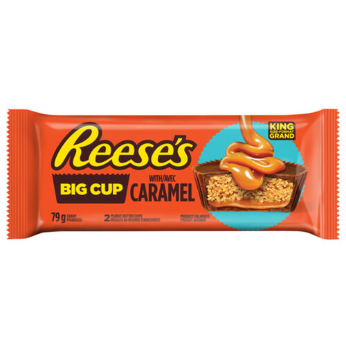 Reese's Chocolate Peanut Butter Big Cups With Caramel 79 g