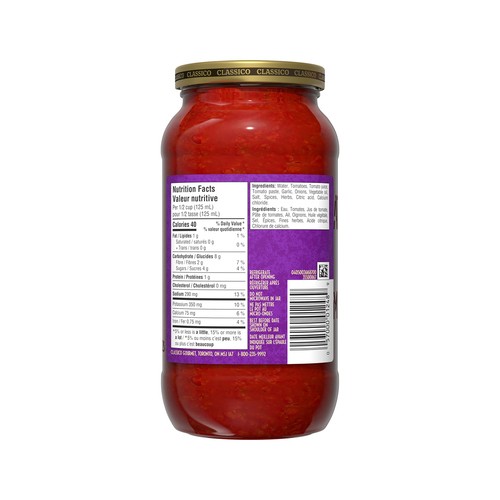 Classico Pasta Sauce Roasted Garlic & Onion 600 ml