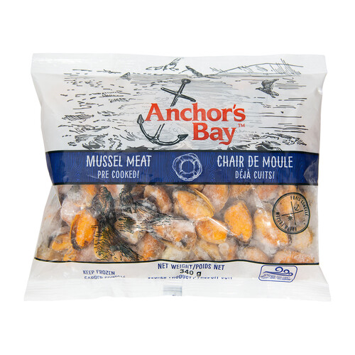 Anchor's Bay Seafood Frozen Mussels Meat 340 g