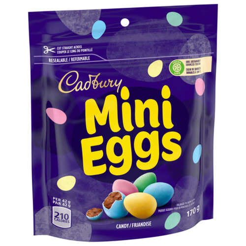 Cadbury Mini Eggs Chocolatey Candy Eggs 170 g