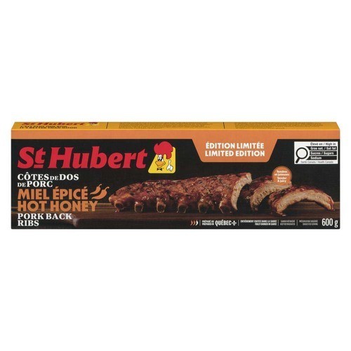 St-Hubert Pork Back Ribs Hot Honey 600 g