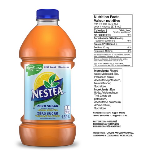 Nestea Zero Sugar Iced Tea 1.89 L