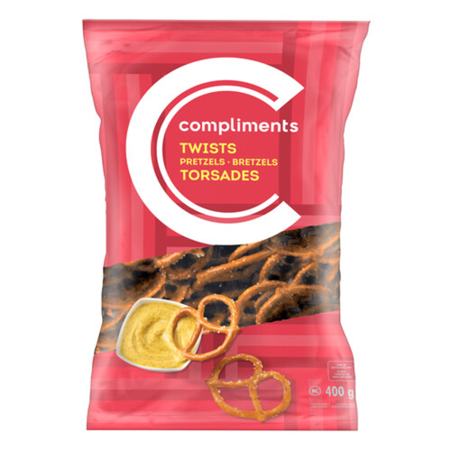 Compliments Pretzel Twists Thin 400 g