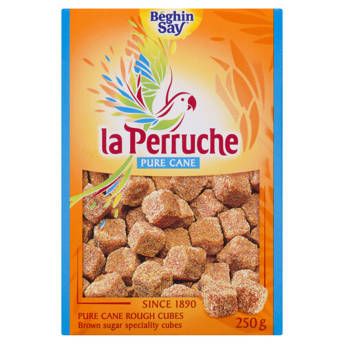 La Perruche Pure Cane Sugar Rough Cut Cubes 250 g