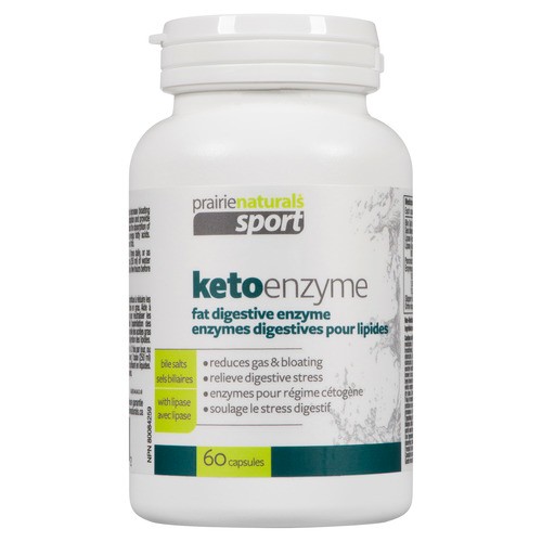 Prairie Naturals Keto Fat Digesting Enzyme 60 Capsules