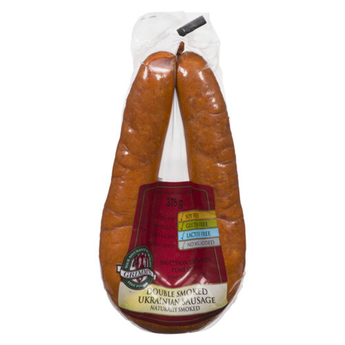 Grimm's Fine Foods  Ukrainian Sausage Double Smoked 375 g