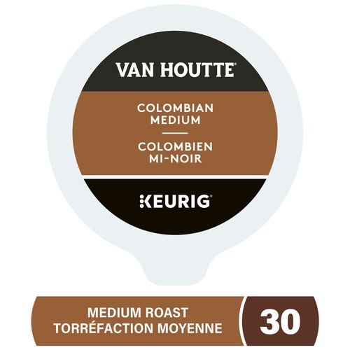 Van Houtte Coffee Pods Colombian Medium Roast 30 K-Cups 285 g