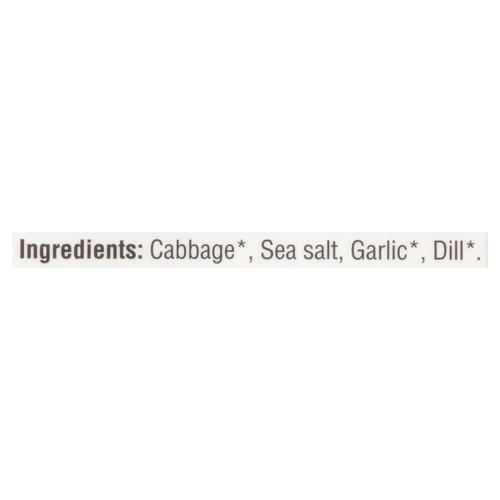 Wildbrine Probiotic Dill & Garlic Sauerkraut 500 ml