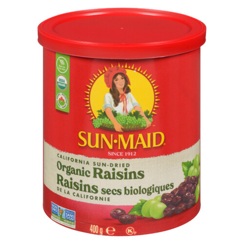 Sun-Maid Organic California Raisins 400 g