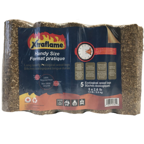 Xxtraflame Eco Size 2.6 lb Logs 5 EA