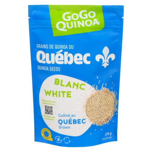 GoGo Quinoa Quebec Grown Quinoa Seeds White 375 g