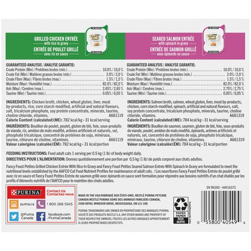 Fancy Feast Petites Wet Cat Food 79.4 g x 12