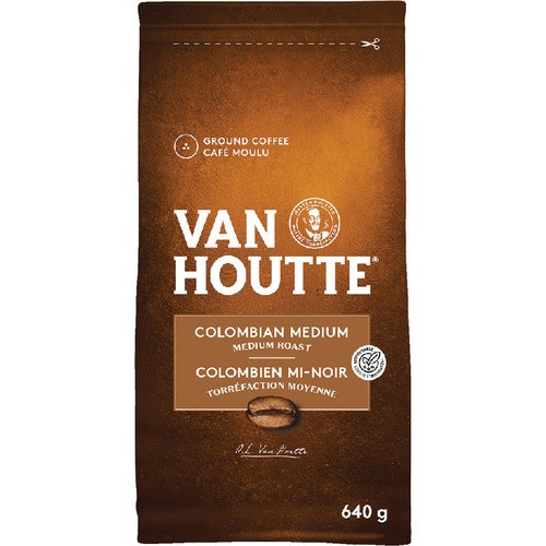 Van Houtte Ground Coffee Colombian Medium Roast 640 g
