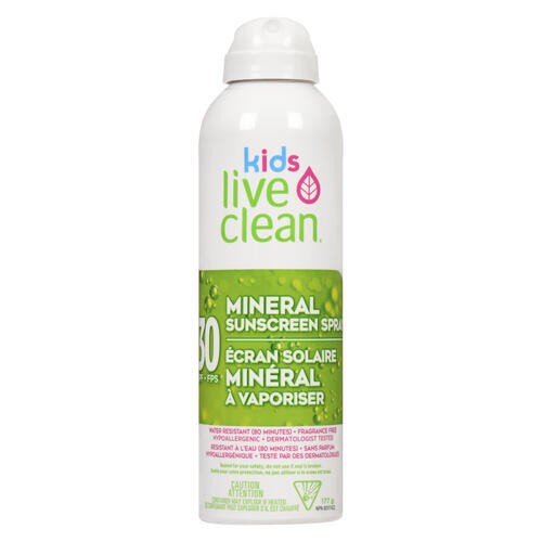 Live Clean Mineral Sunscreen Spray Kids SPF 30 177 g