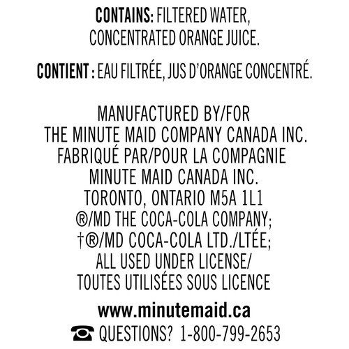 Minute Maid Juice Orange 8 x 200 ml (cartons)