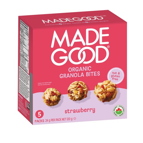 MadeGood Organic Mini Granola Strawberry 5 x 24 g