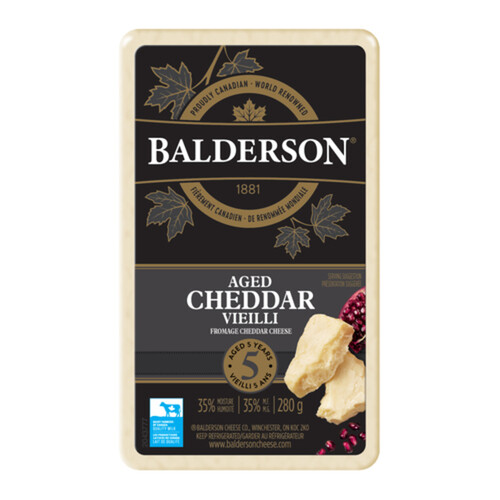 Balderson Cheese 5 Years Heritage Cheddar 280 g